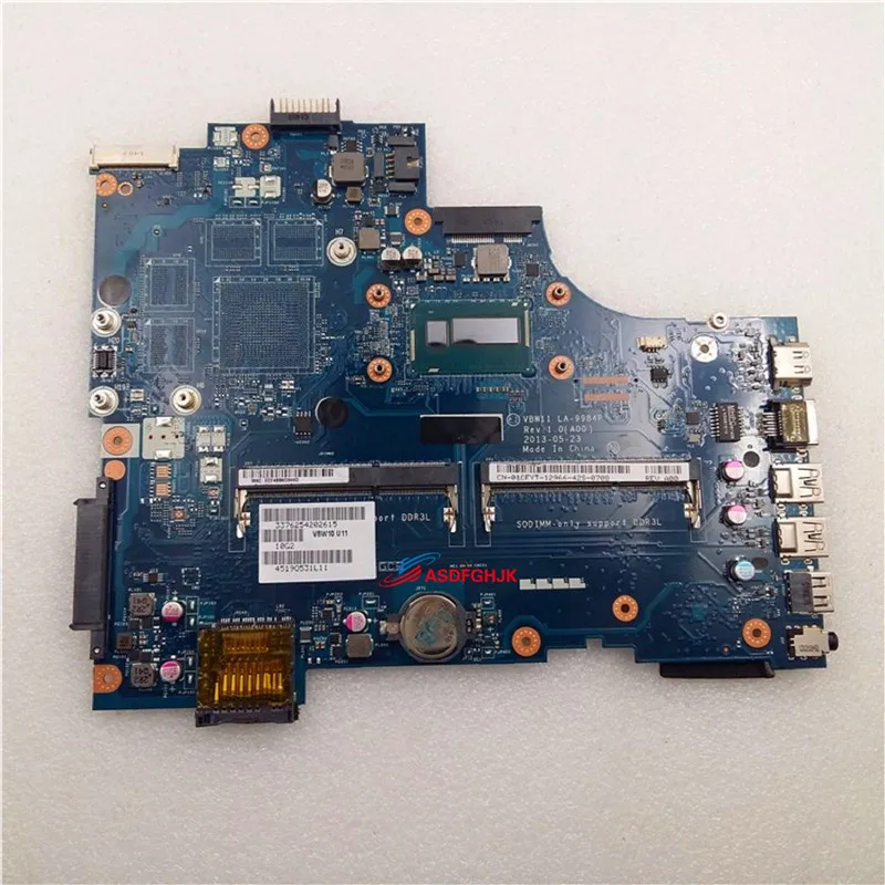 

Original for Dell Inspiron 3737 5737 laptop Motherboard i3-4010U CPU 1CFYT CN-01CFYT LA-9984P 01CFYT 01CFYT fully tested