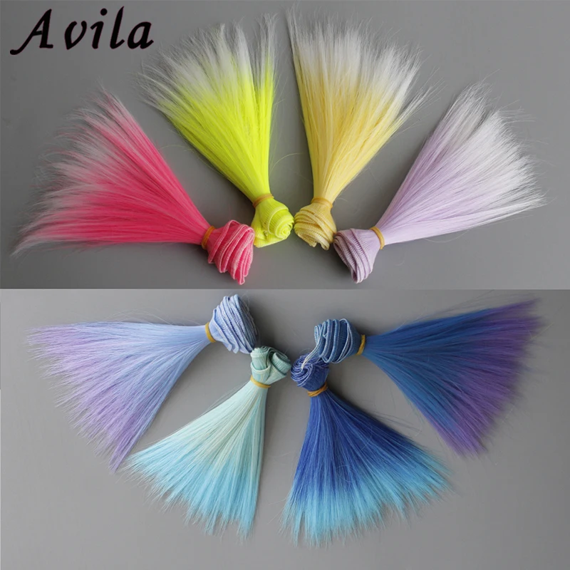 Парик для куклы 15*100 см Diy мини-парик из высокотемпературного материала BJD