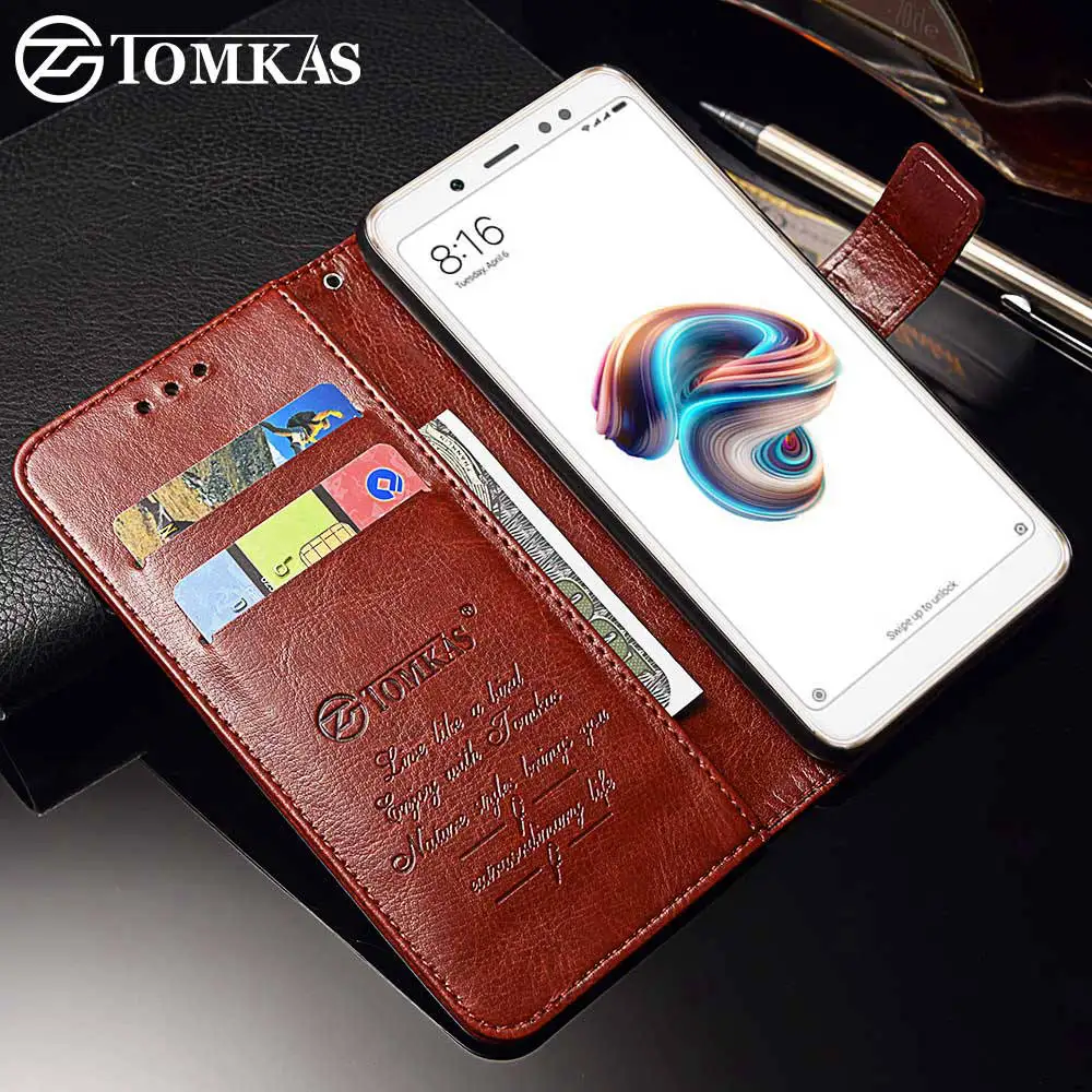 Чехол TOMKAS для Xiaomi Redmi Note 5 чехол кожаный кошелек s Xiomi Xaomi Pro глобальная версия |