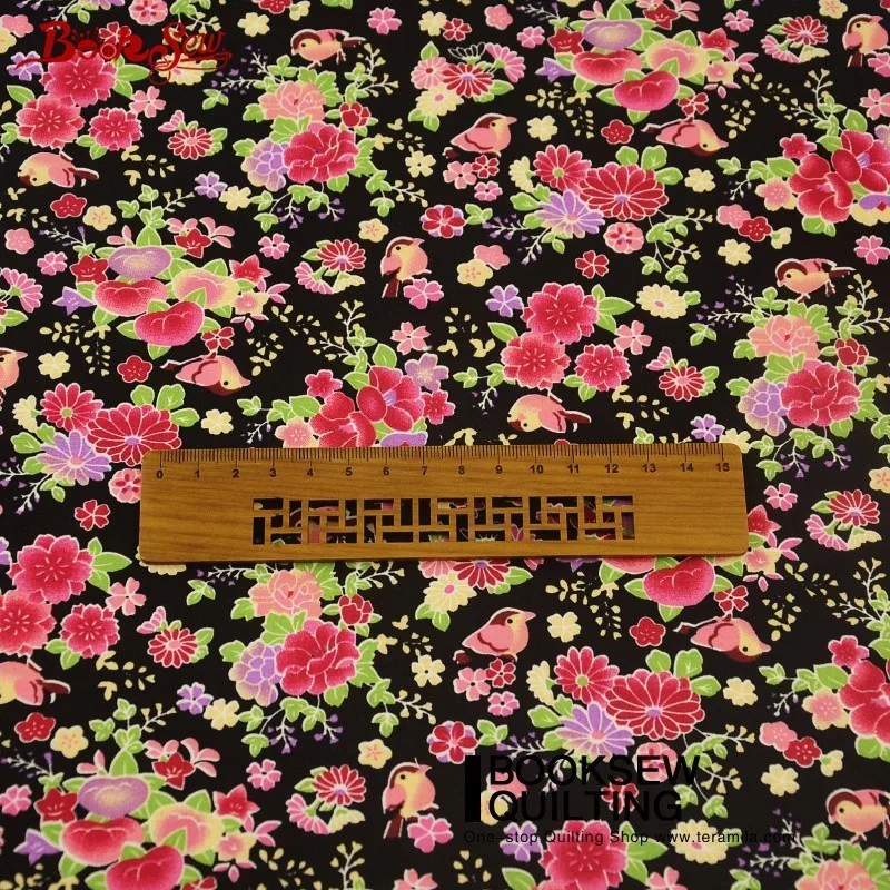 Хлопчатобумажная поплиновая ткань Booksew плотный четверть метра одежда детские