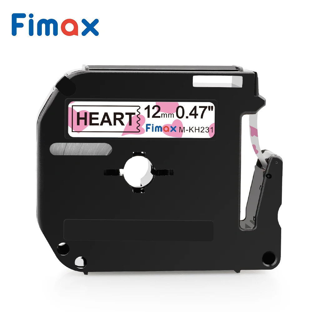 Fimax M-K231 для Brother P-touch M type лента для этикеток MK231 M-K631 MK221 M-K431 M-K131 Brother P-touch лента для печати этикеток