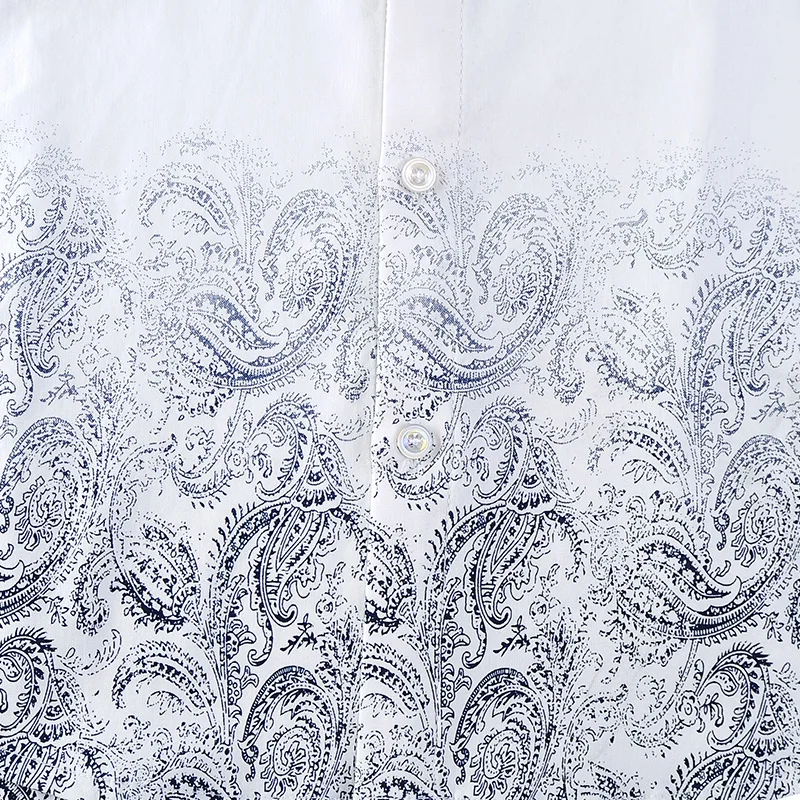 Бесплатная доставка новая модная повседневная мужская рубашка с градиентным