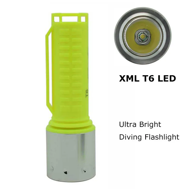 Водонепроницаемые фонари для дайвинга XM L T6 LED 1600LM Водонепроницаемый подводный