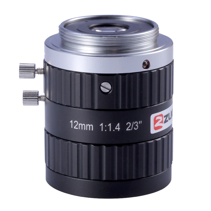 5MP объектив fa C Mount 12 мм 2/" машинное видение объективы с фиксированным фокусным расстоянием промышленная камера ручной Радужный объектив