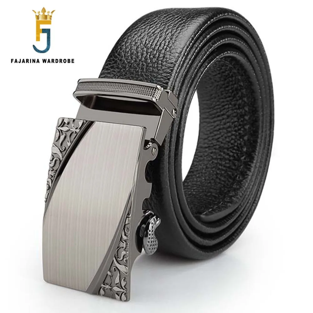 Мужской ремень из воловьей кожи с автоматической пряжкой ZDFJ026|leather belt automatic|belt for