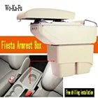 Для форд фиеста 2009-2017 центр консоли ящик для хранения подлокотник вращающийся 2010 2011 2012 2013 2014 2015 2016