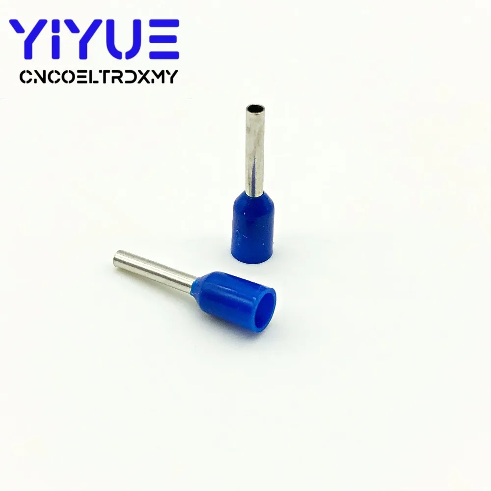 E7508 100 шт./упак. трубки Изоляционные изолированные клеммы 0.75MM2 кабель провода разъем изоляционные обжимной терминал разъем E