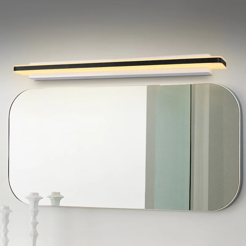 High Brightness Longer LED Mirror Light 0.4M~1.5M AC90-260V Modern Brief Cosmetic Crystal Wall lamp Bathroom Lighting Waterproof | Лампы и