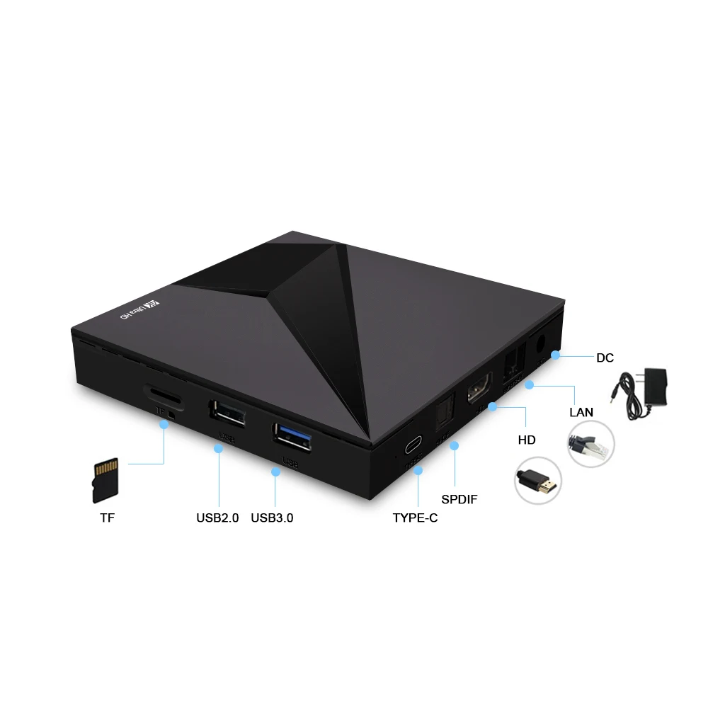 L8STAR X88 RK3328 четырехъядерный процессор 4 Гб ОЗУ 32 ГБ Android TV 7 1 Google BOX 5G WiFi с голосовым