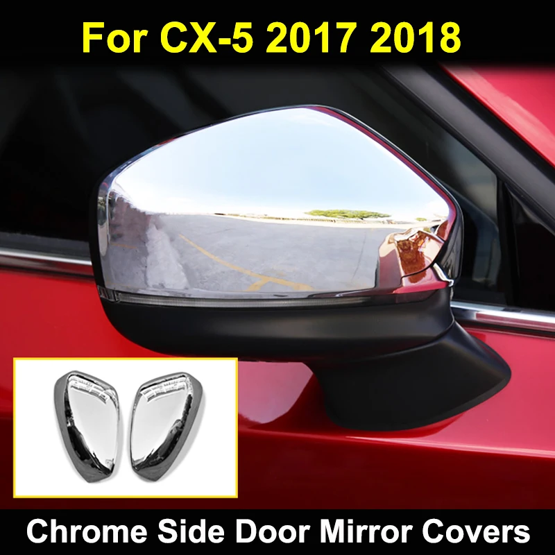 Для Mazda CX-5 CX5 KF хромированный передний задний противотуманный светильник, задний светильник, накладка на боковое зеркало, украшение для автомобиля - Цвет: side mirror cover