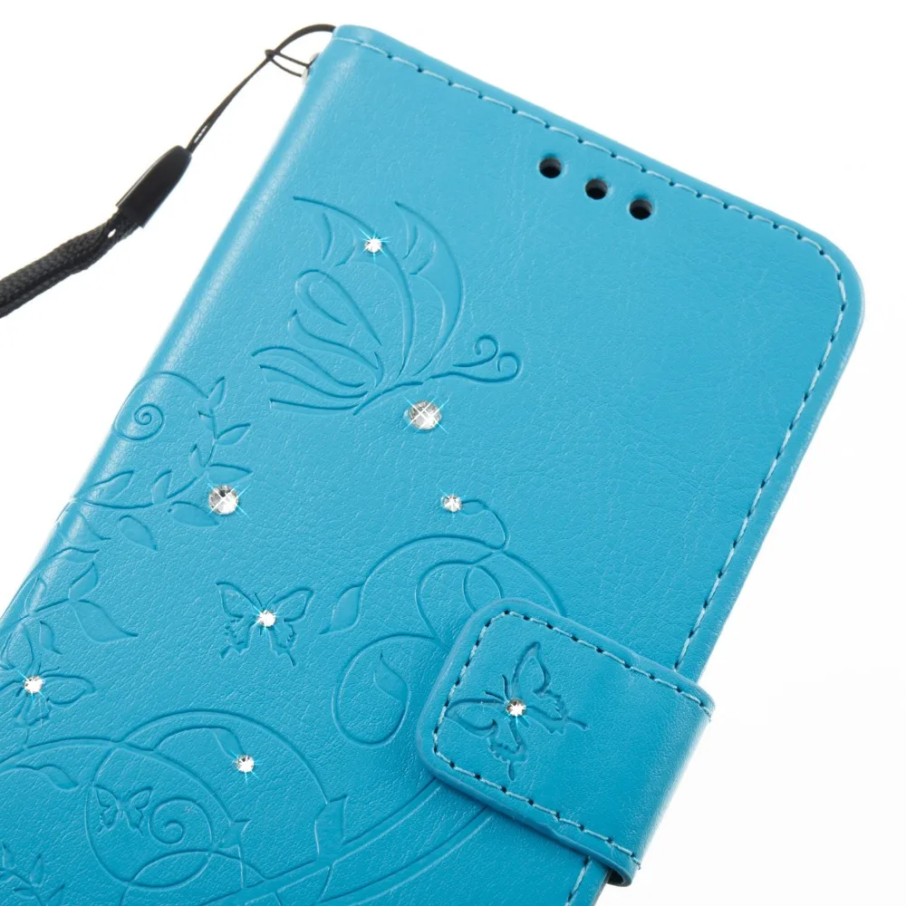 Flip PU Leather Wallet Diamond Bling Campanula Flower Mandala Case Back Cover For Samsung galaxy J530 EU Version | Мобильные