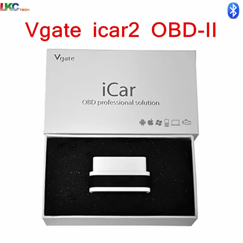 Автомобильный диагностический сканер Vgate iCar2 Bluetooth OBD2 OBDII с поддержкой Android 10