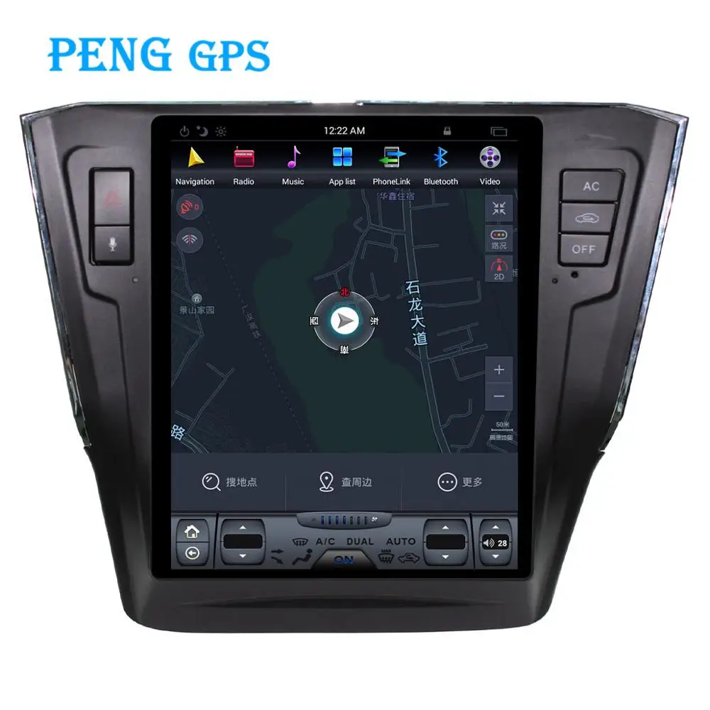 2 + 64G 10 4 &quotTesla вертикальный экран автомобильное радио для Volkswagen/VW Passat 2015 GPS