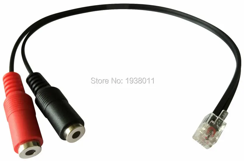 Headset Buddy: PC to 4P4C RJ9/RJ10 Adapter 2x3.5mm RJ9 Computer Stereo 2X3.5mm female | Электроника