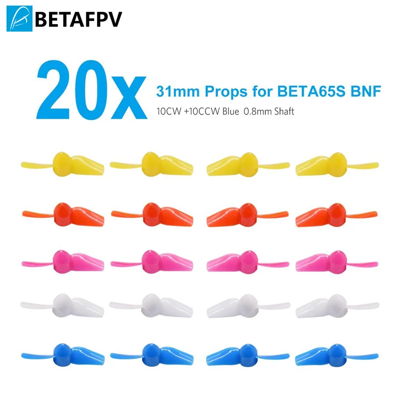BETAFPV 5 Sets 2-blade FPV Props 31mm Paddle 0.8mm Shaft for Tiny Whoop Quad | Игрушки и хобби