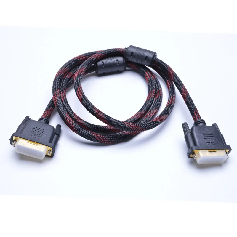 1080P Кабель DVI 24+1 Pin мужской - 1,5 м адаптер высокой скорости для проектора, ноутбука, телевизора, ЖК-монитора, DVD-плеера, HDTV и XBOX.