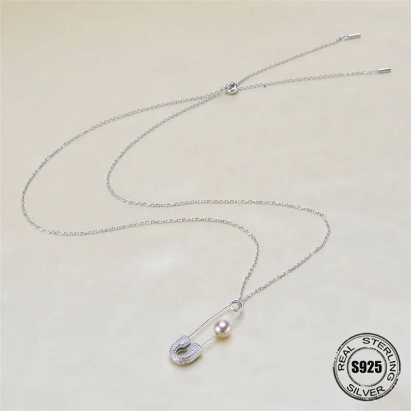 

Necklace Pendant Findings S925 Sterling Silver Necklace Chain Settings Jewelry Parts Fittings Jewelry Making Charm Accessories