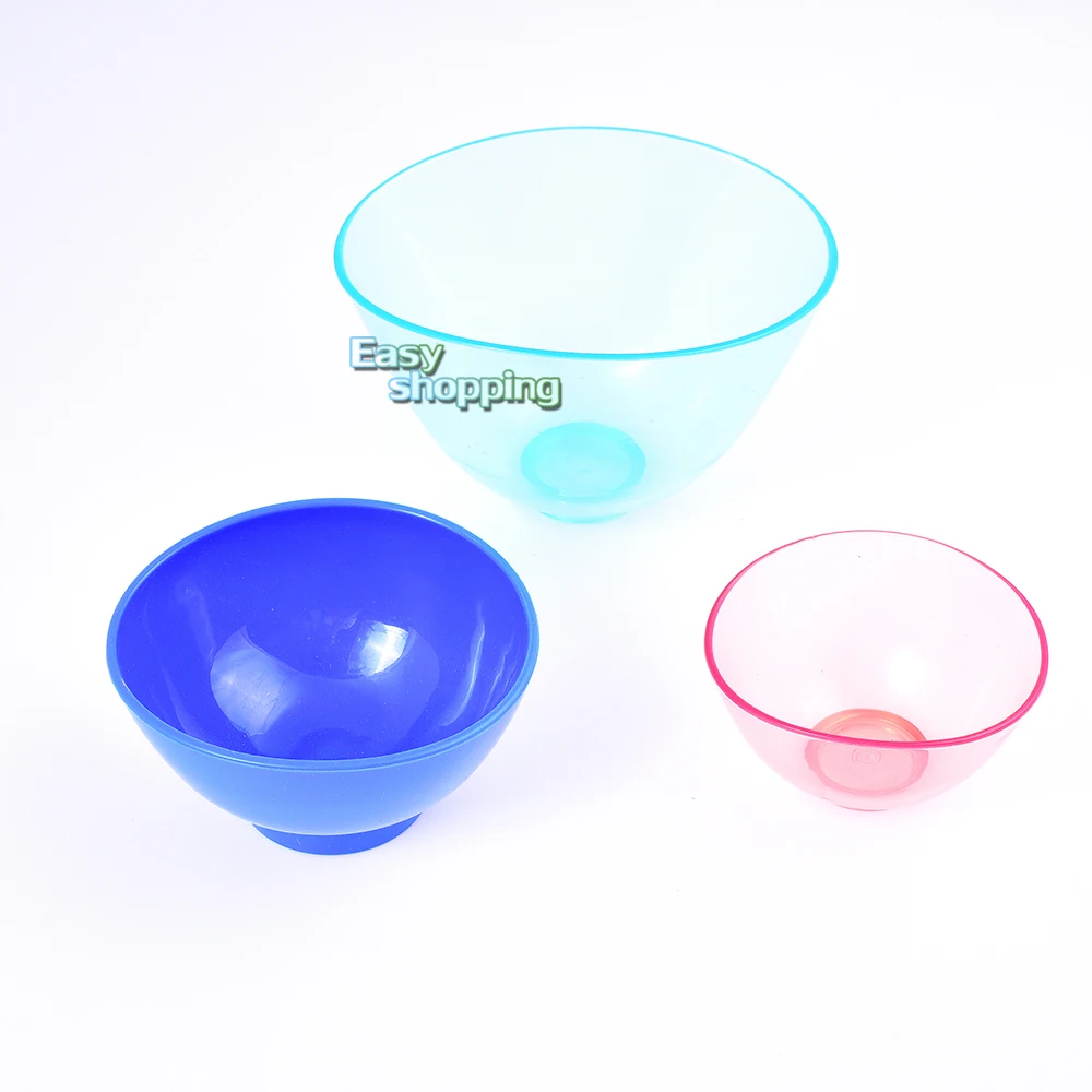 

3pcs New Dental Lab Rubber Mixing Bowls Dental Lab Supplies Free Shipping