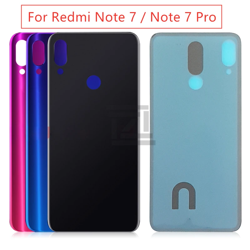 Оригинальный стеклянный аккумулятор для Xiaomi Redmi Note 7/ 7 Pro задняя крышка замена