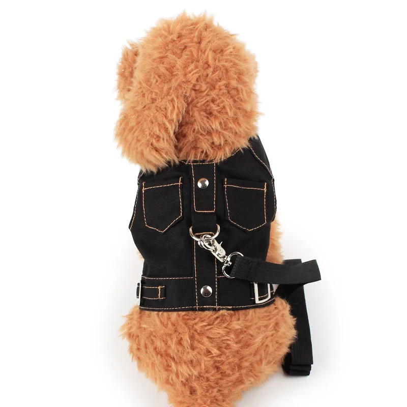Джинсы для домашних животных жилет с поводком щенков и кошек|harness puppy|puppy catdog harness |