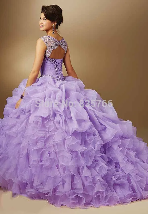 Свадебные платья 15 anos 2016 quinceaneras Платья Из Органзы с Съемный Куртка бальные Пром