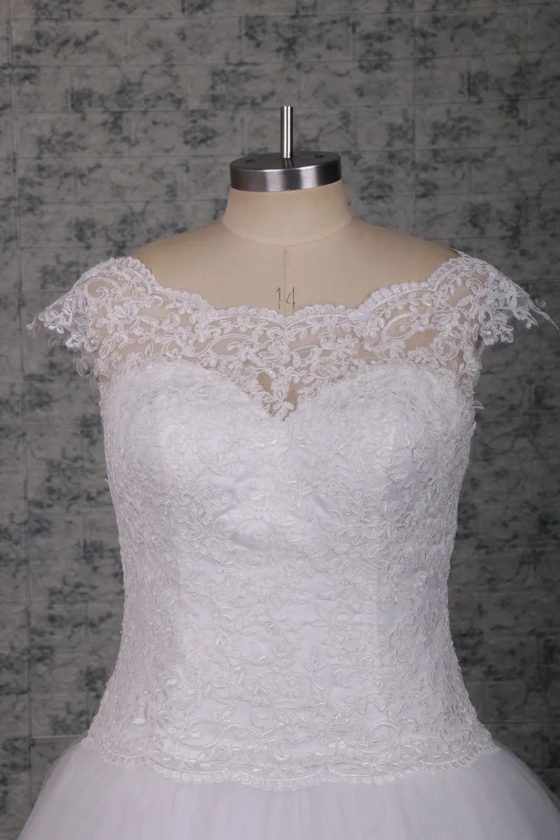 Mucielee Vestidos De Novia Линия Тюль старинные аппликации свадебное платье кружевной халат