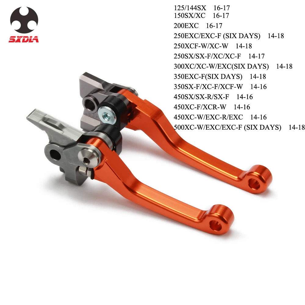 Мотоцикл с ЧПУ Pivot сцепные рычаги Регулируемый для KTM EXC EXC-R шесть дней SX SXF SXR XC XCF XCW XCR-W SMR мотокросс - Цвет: 4