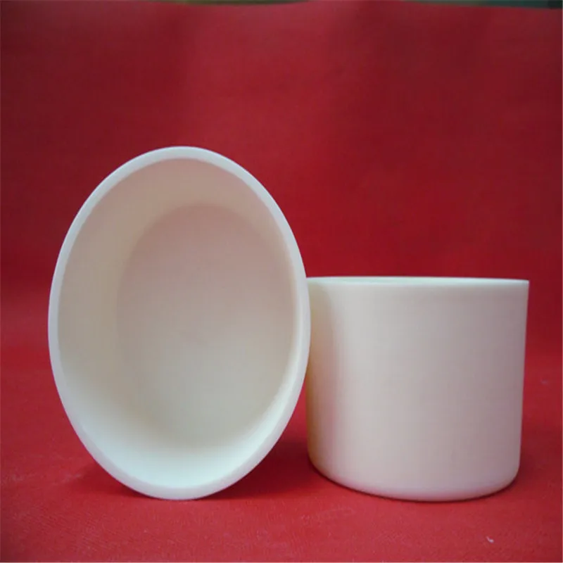 Dia100x100mm 600 мл 99.5% тигель из оксида алюминия цилиндрической формы корундовый