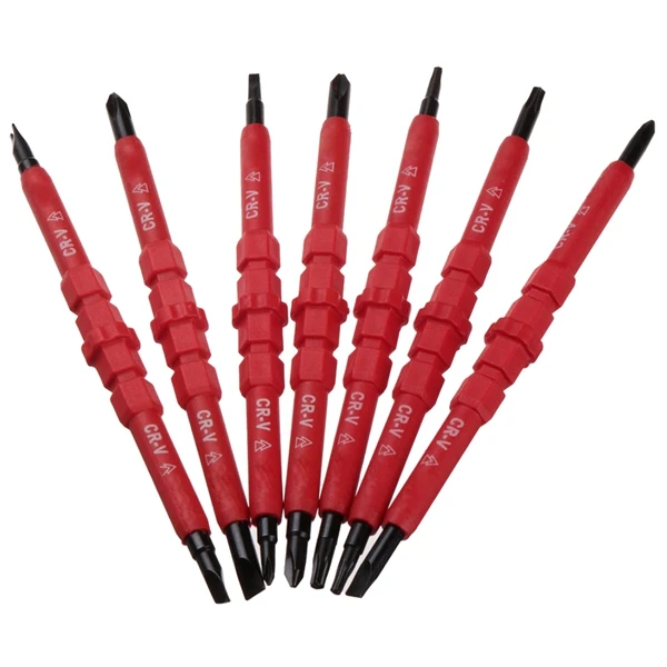 7 шт многоцелевой Электрический изолированный ручной отвертка Набор