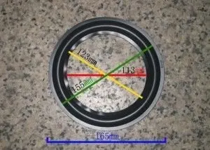 2 шт. 7 дюймовые задние басовые динамики 113 мм 123 155 165 мм|rubber surround|speaker rubber surroundwoofer