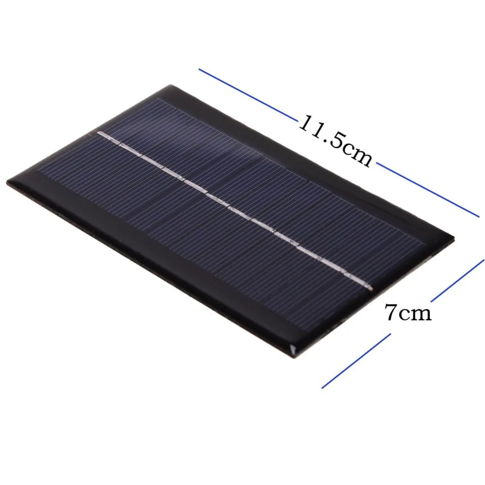 High Efficiency! Mini 1W 6V Solar Cell Polycrystalline Panel Module DIY Charger 166 mA 115*70 Free Shipping |