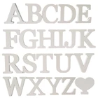 2019 настенная наклейка, домашний декор, 3D Английский деревянный белый деревянный букв, современный классический дом, автомобильная наклейка, зеркальная кухня