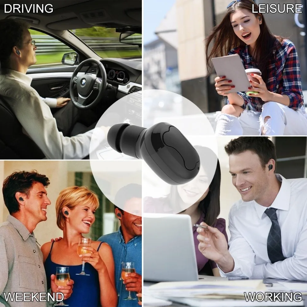 HOTGO спортивные наушники беспроводной динамик bluetooth гарнитура Автомобильная для