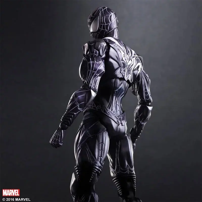 PLAY ARTS 27 см черный и красный оригинальный Человек-паук темный человек-паук