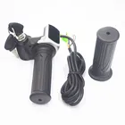 Поворотный дроссель велосипеда 24 В, 36 В, 48 В, с ЖК-экран для отображения данных о заряде аккумулятора и ключом, для электровелосипеда, электроскутера, акселератора