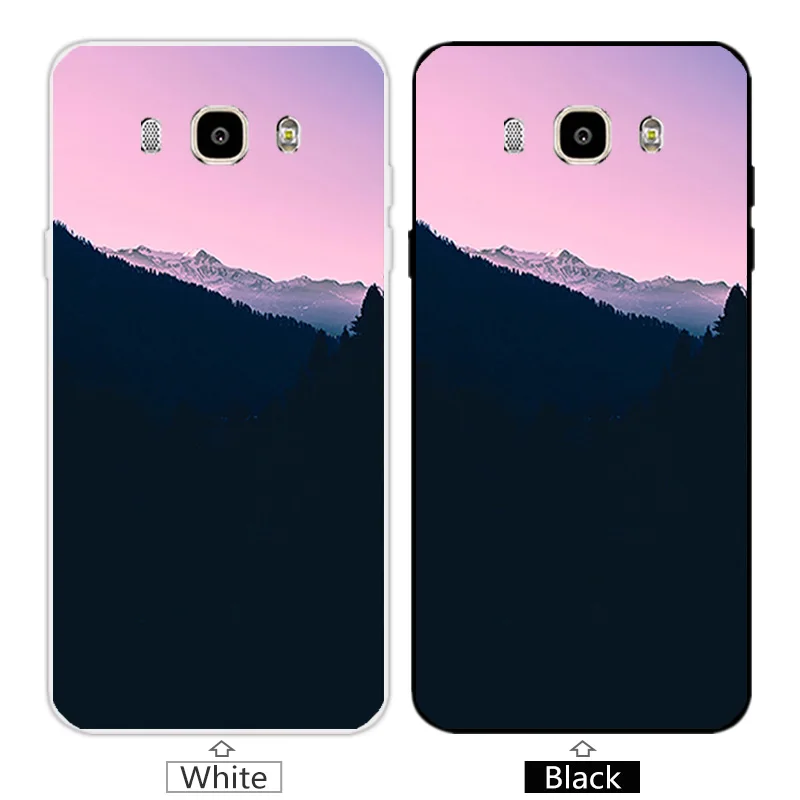 For Samsung J7 2016 Silicon Case 5.5 inch for Galaxy J7108 J7109 Back Soft TPU Cover Scenic Eagle Phone Bag |