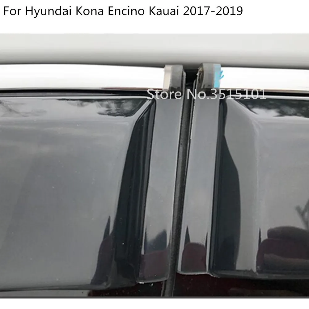 4 шт. автомобильные пластиковые ветрозащитные стекла для Hyundai Kona Encino Kauai 2017 2018 2019