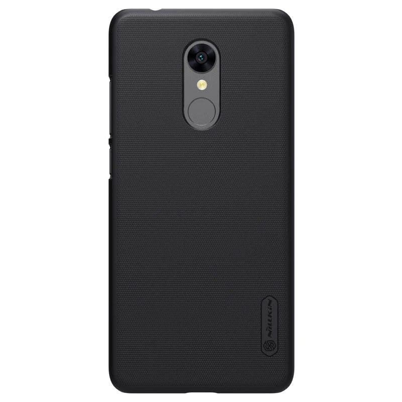 Для xiaomi redmi 5 plus redmi 5 plus жесткий чехол из поликарбоната NILLKIN матовая защитная задняя крышка для xiaomi redmi 5 Чехол redmi 5 чехол для телефона - Цвет: Черный