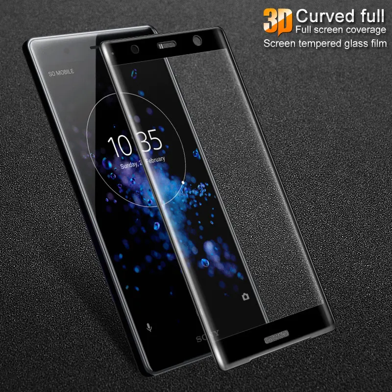 Закаленное 3d стекло IMAK защитная пленка с закругленными краями для Sony Xperia XZ Premium X