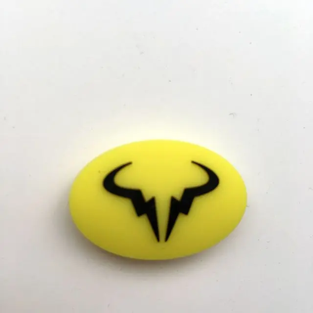 yellow 5 шт. Nadal цвета Быки силиконовые теннисные ракетки вибрации демпфер, Теннисный амортизатор - Цвет: yellow