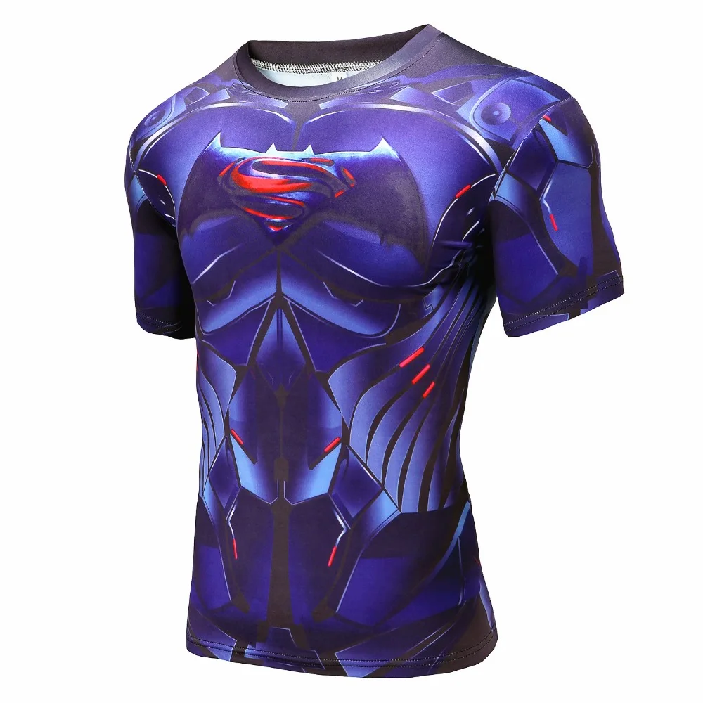 Бэтмен против Супермена мститель Альянс 3D Футболка с принтом короткий рукав