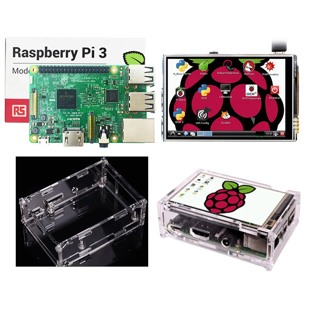 Raspberry Pi 3 Модель B доска комплект 1 ГБ LPDDR2 BCM2837 Quad Core Ras PI3 PI 3B с Wi Fi и Bluetooth|raspberry pi|pi