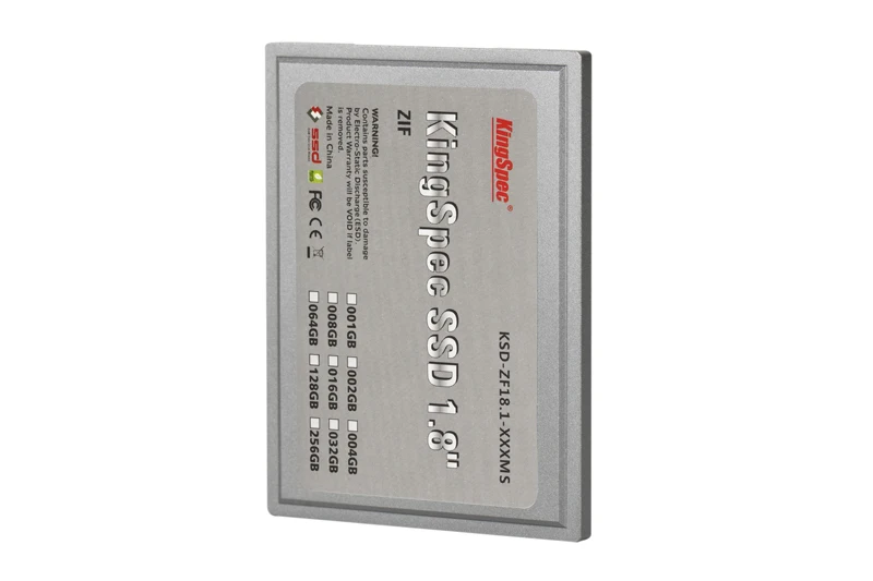 40% OFF Kingspec 1.8 ''ZIF CE SSD Диск 8 ГБ 16 32 64 128 ATA IDE ZIF2 Solid State Disk Для Dell Mini12 D420 D430 XT HTC |