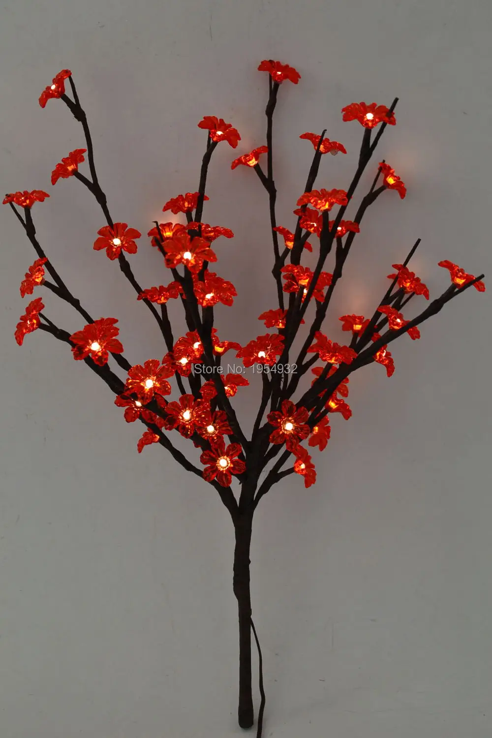 Фото Светодиодная лампа в виде цветка акриловая ветки 20 дюймов 60 светодисветодиодный
