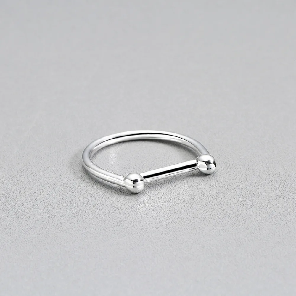 Chemistry Molecule Bead Bar Infinity Rings Women Simple Geometric Knuckle Finger Toe Birthday Jewelry Collar Bague Femme | Украшения и