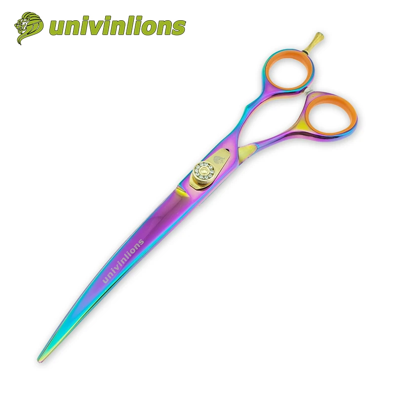 Univinlions 7 5 дюймов вниз изогнутые ножницы для груминга домашних животных