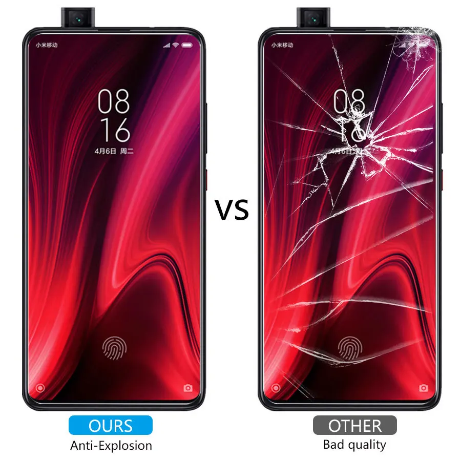 Защитная пленка для Xiaomi mi 9 T Pro Pre um 9H 2.5D Закаленное стекло Red K20 Pro|Защитные стёкла и