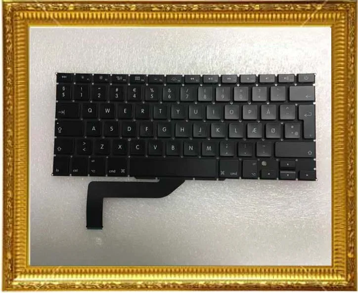 Совершенно новая клавиатура A1398 Датская Дания для Macbook Pro Retina 15 4 &quotA1398 DK