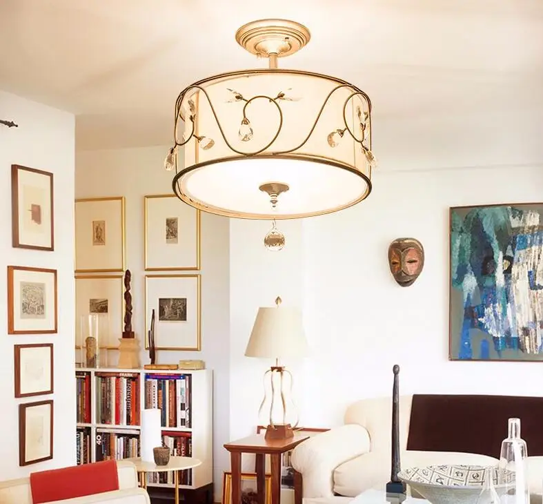 2018 Новые Домашние светодиодные Хрустальные потолочные светильники Современные