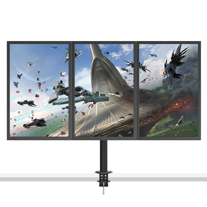 Сверхмощный трехэкранный ЖК дисплей со светодиодной подсветкой|monitor holder|computer